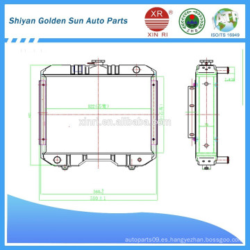 Radiador agrícola de Myanmar de la fabricación de Shiyan en China.